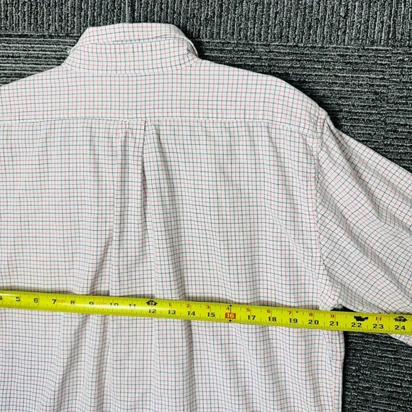 Críquet Men's L Large Checkered Button Down Shirt Long Sleeve READ - Picture 6 of 6